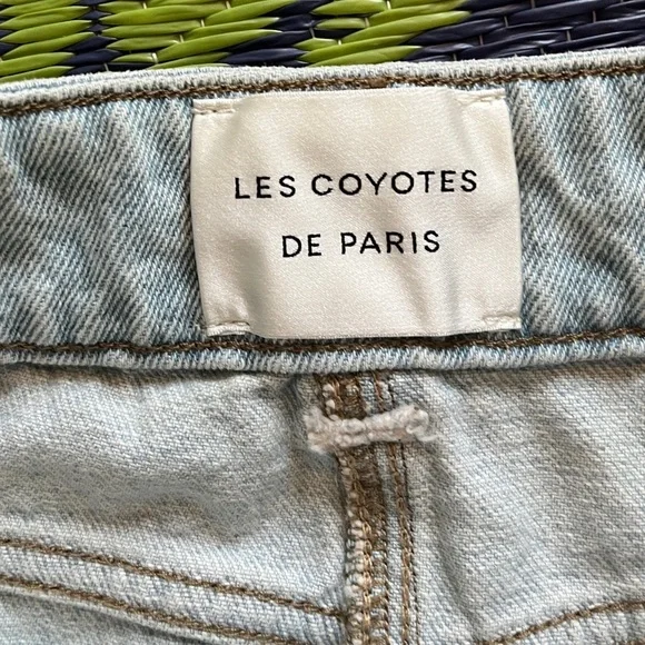 Les Coyotes De Paris Joy Denim Skirt Light Wash Size 38 - Picture 9 of 11